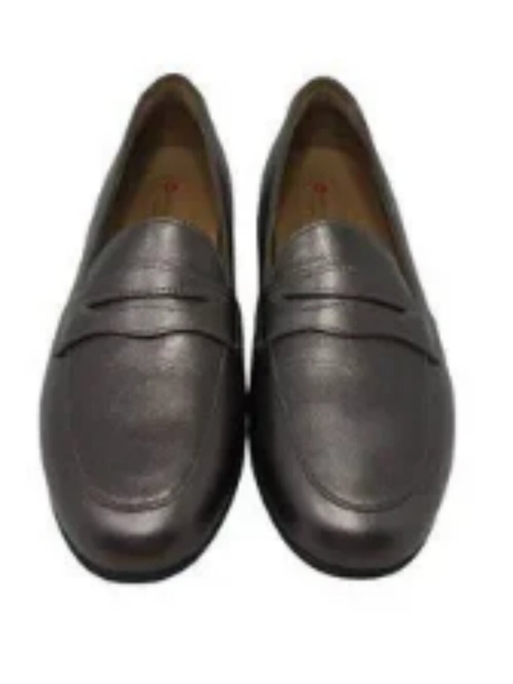 Unstructured By Clarks SZ9 Black Leather Penny Loafer Timeless Office Academia